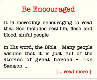 Be Encouraged