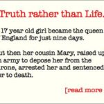 Truth rather than Life