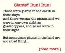 Giants? Run!
