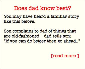 Does Dad Know Best
